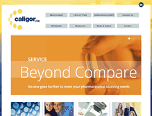 Tablet Screenshot of caligorrx.com